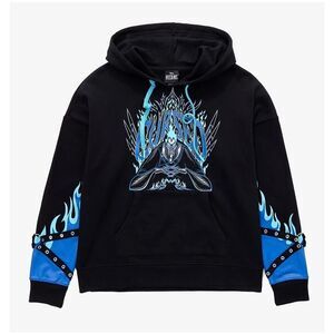 Disney Villains Hades Hercules "Cursed" Studded Harness Hoodie Sweatshirt